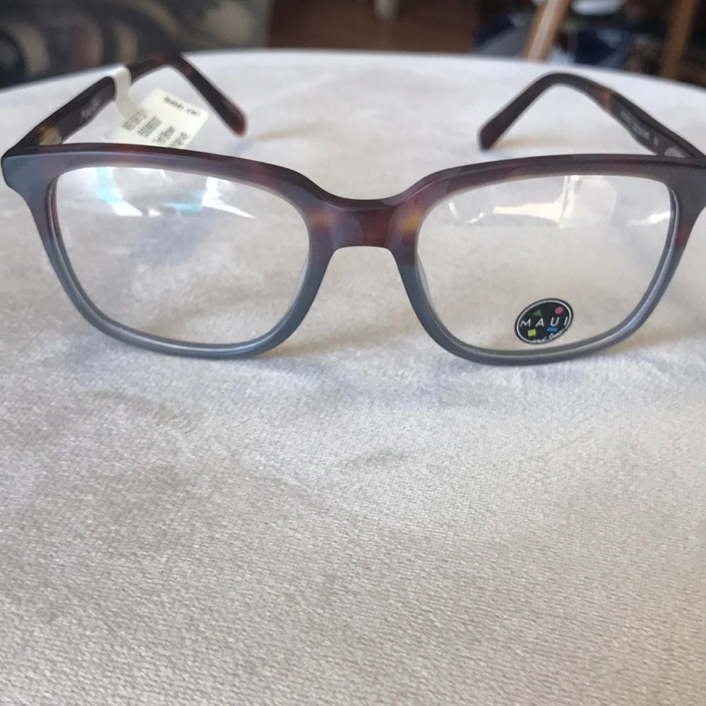 NEW MAUI AND SONS TORT BROWN UNISEX 52-19-145 EYEGLASSES EYEWEAR DESIGNER FRAME - Picture 1 of 6